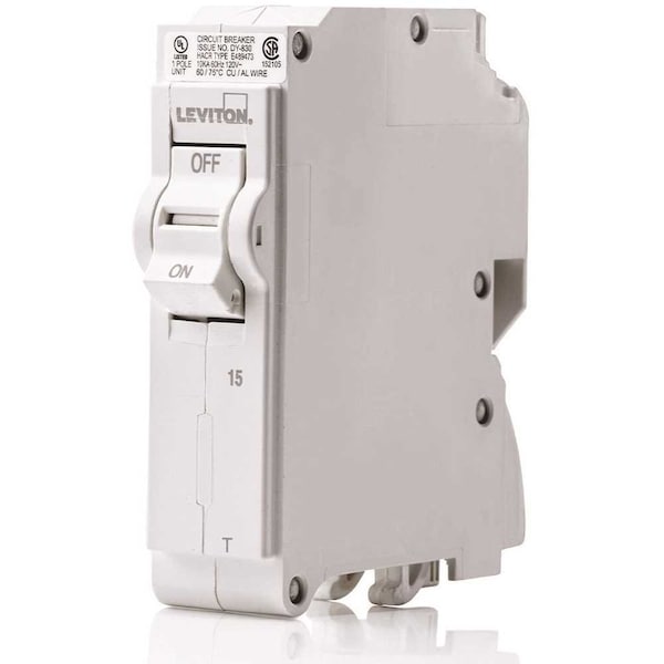 Circuit Breaker, 15A, 1 Pole, 120/240V AC